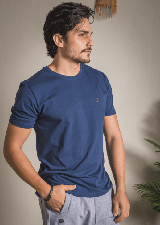 Camiseta Selo - Azul Marinho - Image 2
