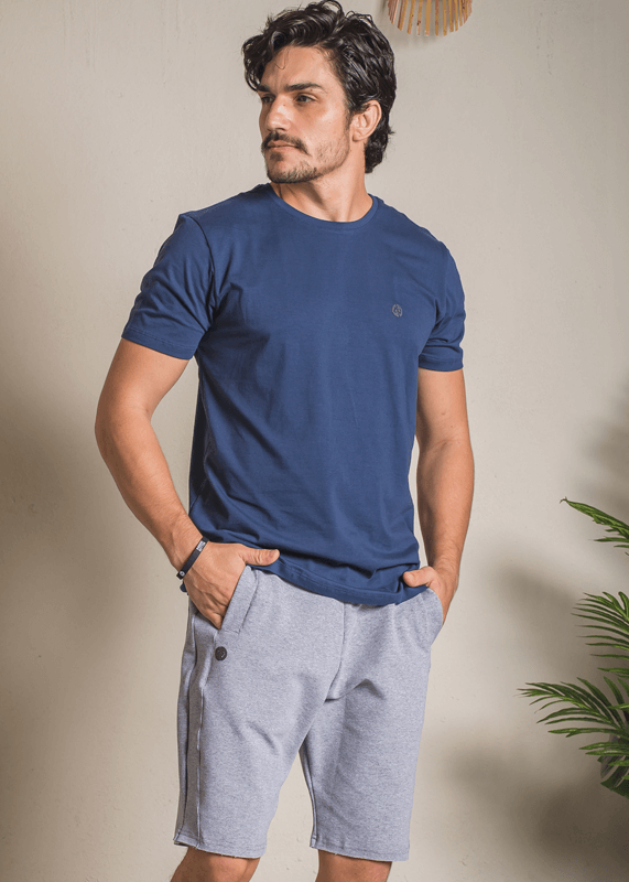 Camiseta Selo - Azul Marinho