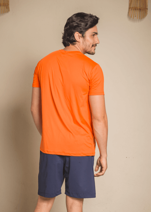 Camiseta Fitness Masculina - Laranja - Image 3