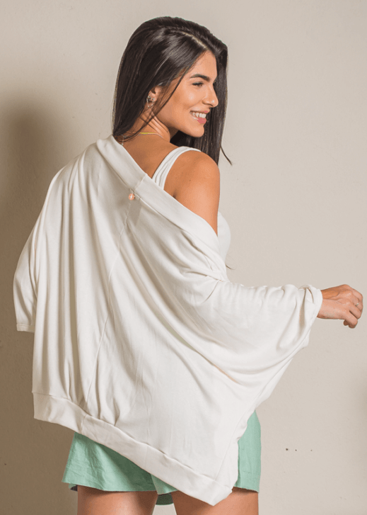 Kimono Breezy - Off-White - Image 3
