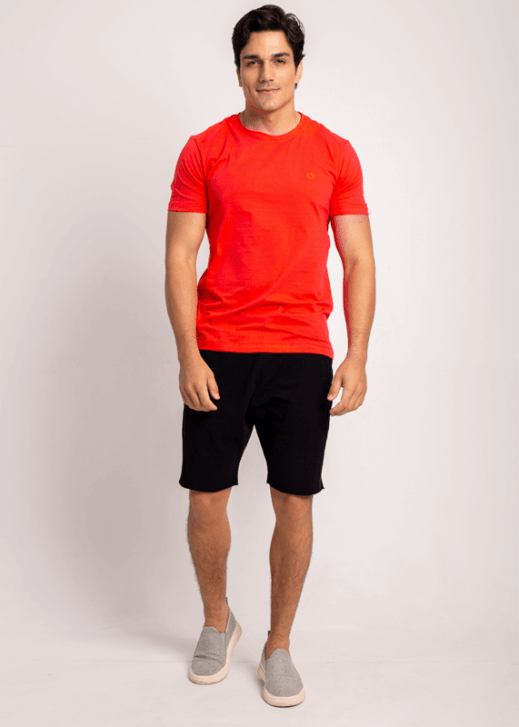 Camiseta Selo - Goiaba