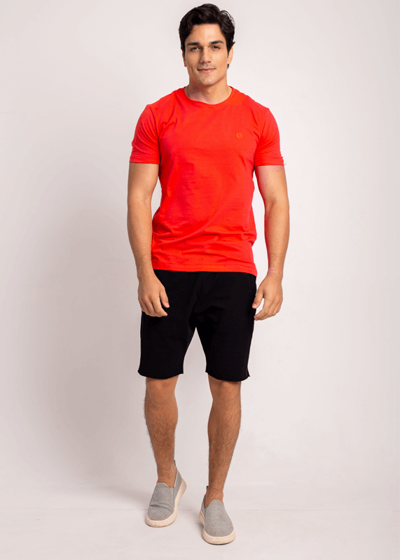 Camiseta Selo - Goiaba
