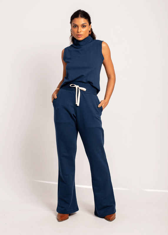 Blusa Key - Azul Marinho