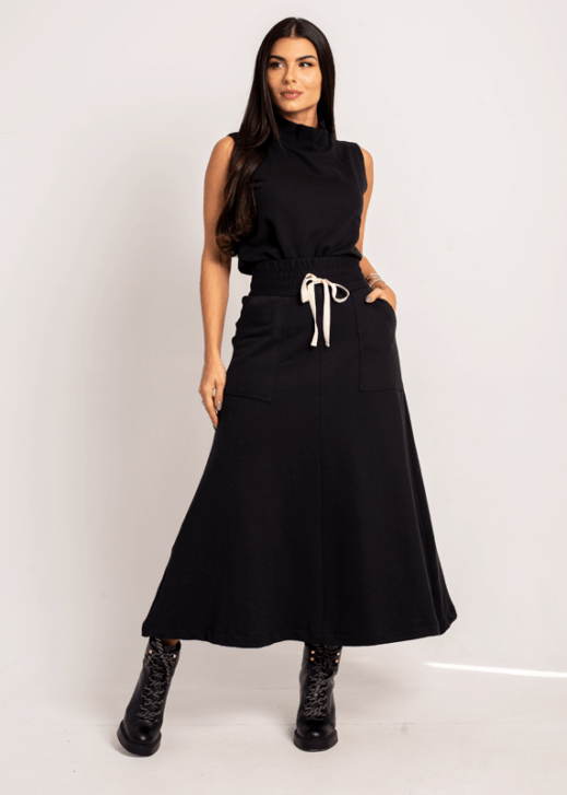 Saia Long - Preto