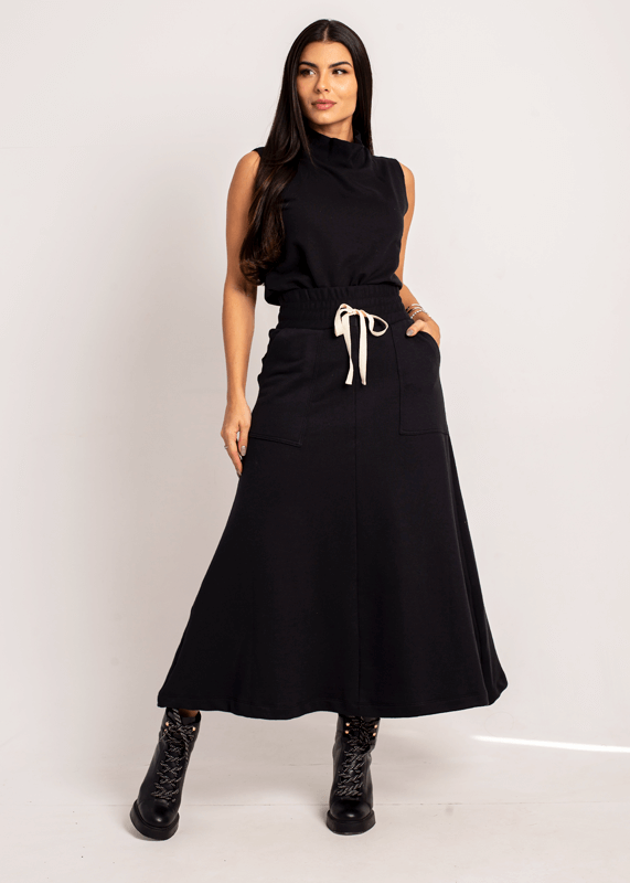Saia Long - Preto