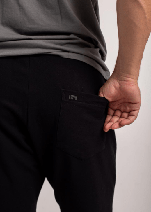 Bermuda Moletom Masculina - Preto - Image 3