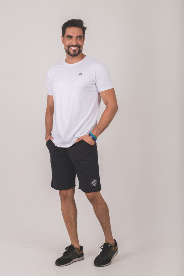 Bermuda Fitness Masculina - Preta