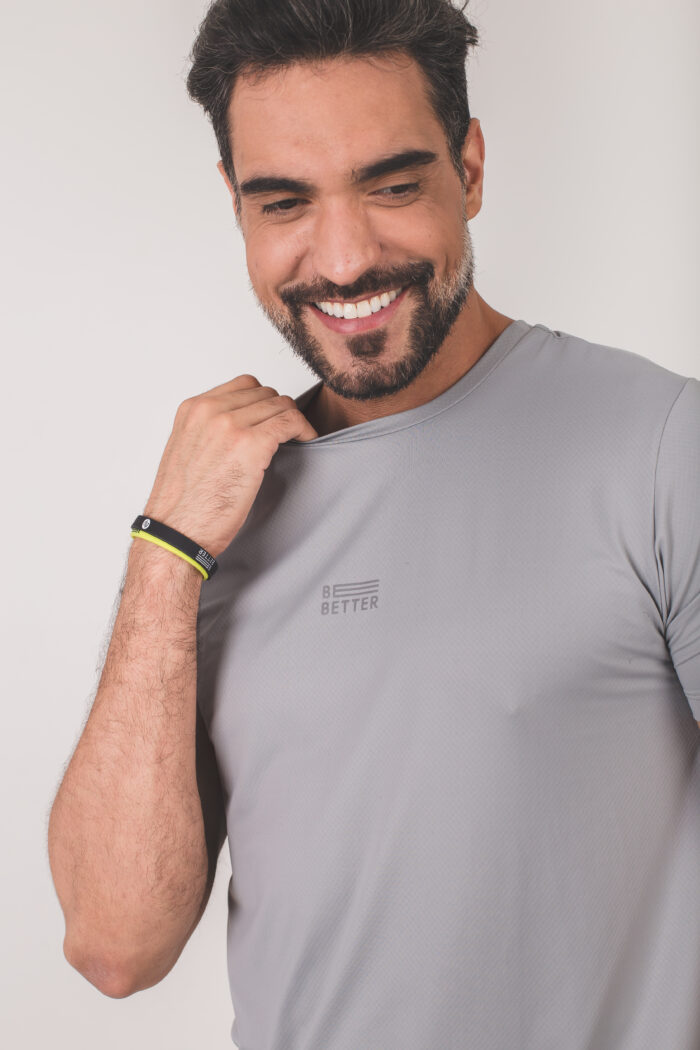 Camiseta Fitness Run - Cinza