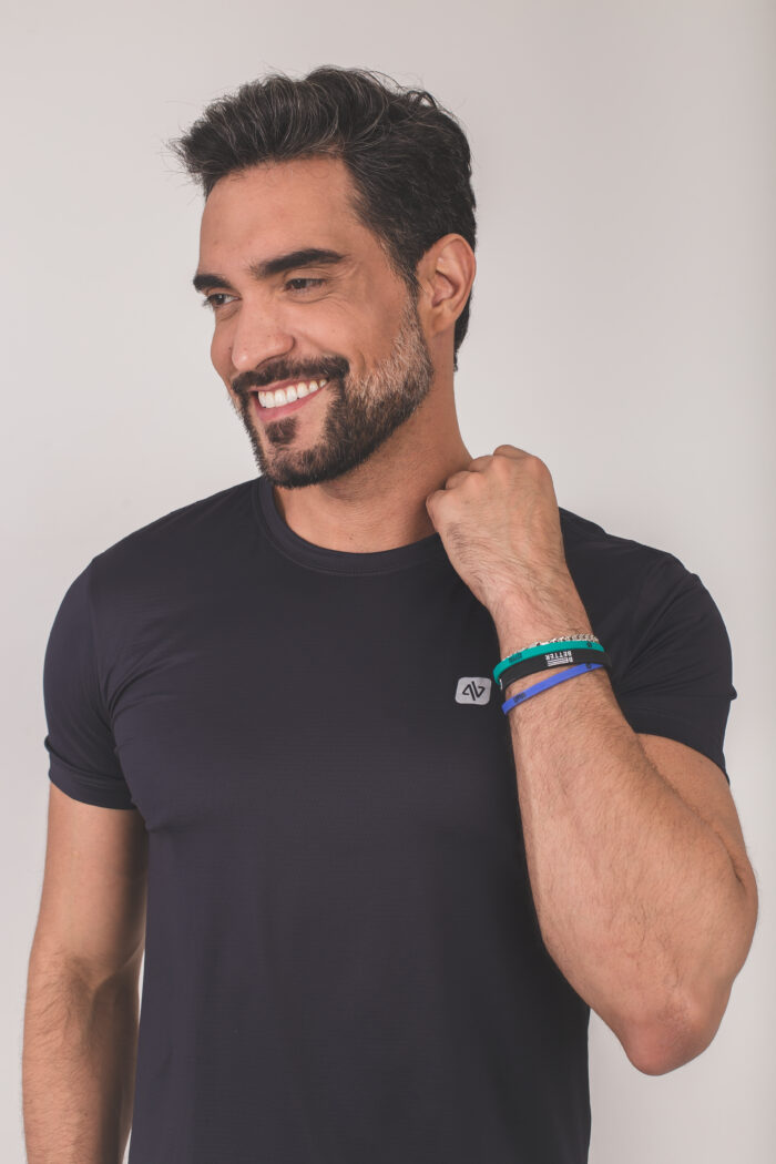 Camiseta Fitness Masculina - Preta