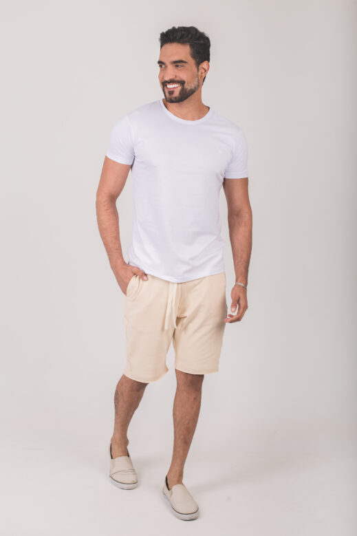 Camiseta Selo Pima - Branca - Image 3