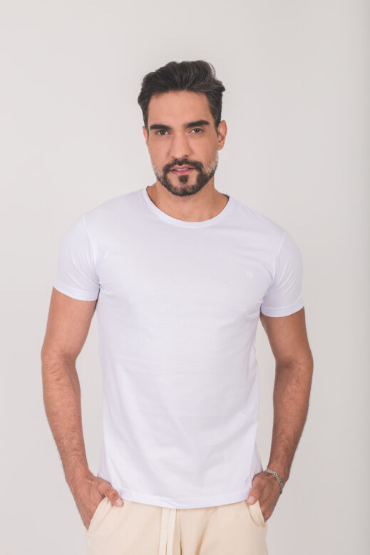 Camiseta Selo Pima - Branca