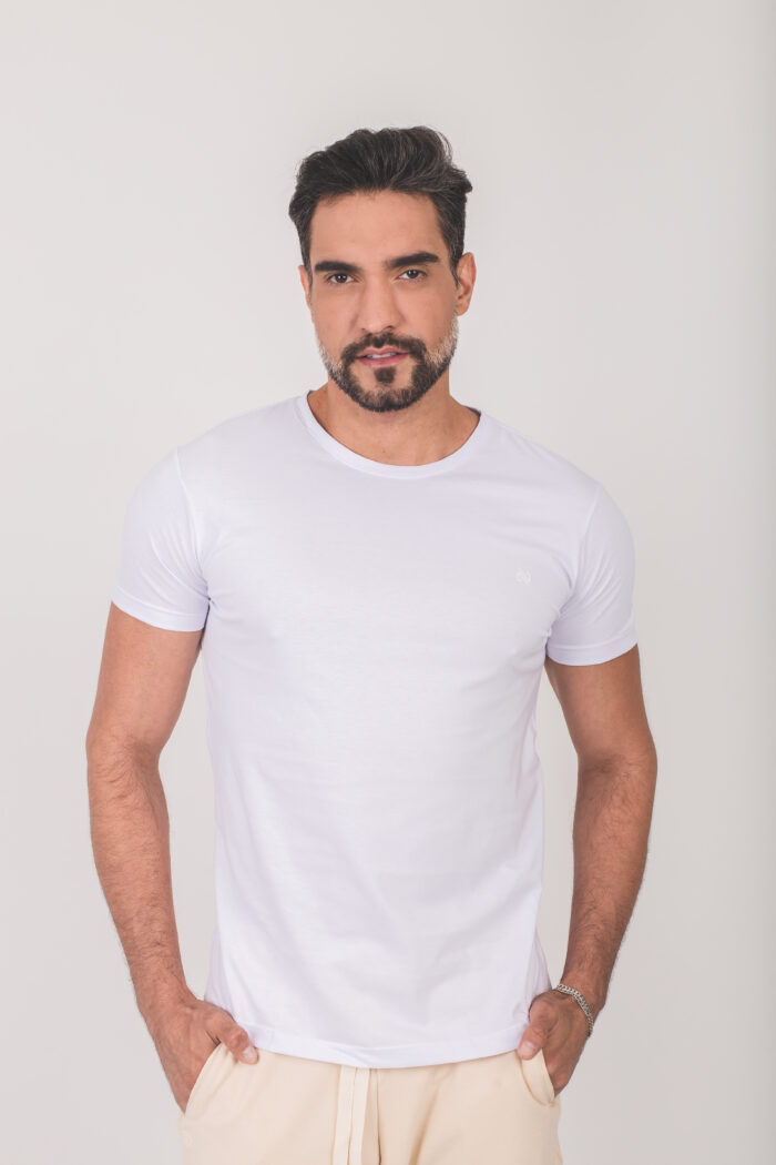 Camiseta Selo Pima - Branca
