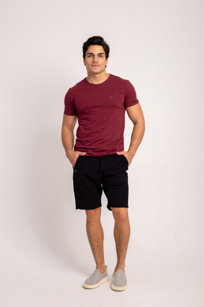 Camiseta Selo - Bordô