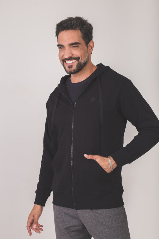 Moletom On Zipped - Preto - Image 2